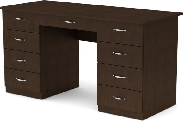 Стол письменный Компанит Учитель 3 венге 