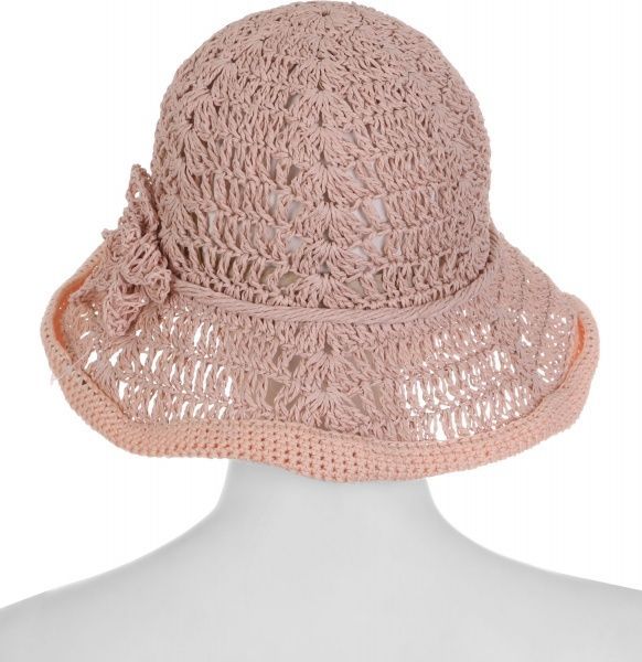 Капелюх one size рожево-бежевий