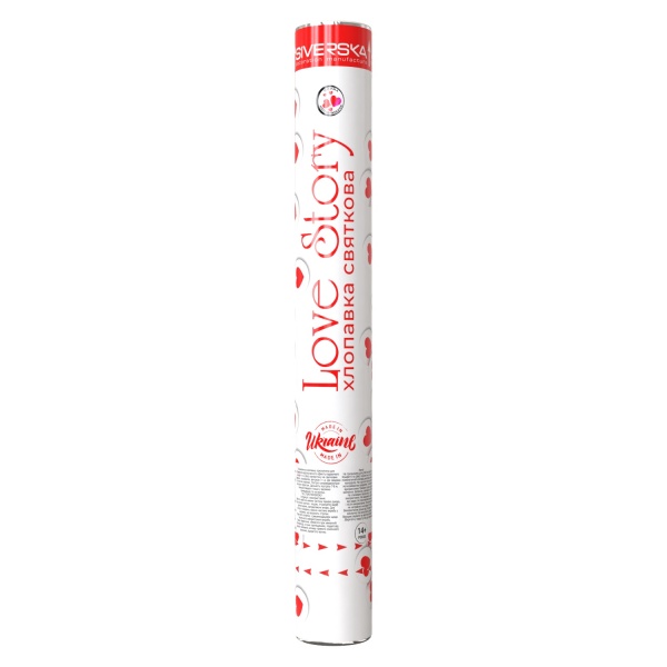 Хлопушка Love Story 30 см RNH00030 Siverska 