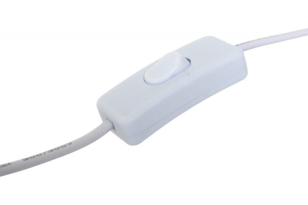 Настольная лампа Luna 1x40 Вт E14 белый с серебристым ML-D305-B