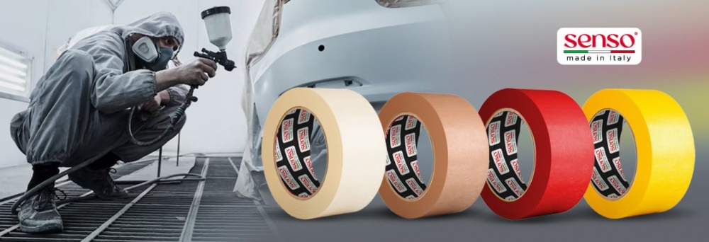 Лента малярная SENSO MARRONE AUTO +110 °C 48 мм 36,6 м коричневый