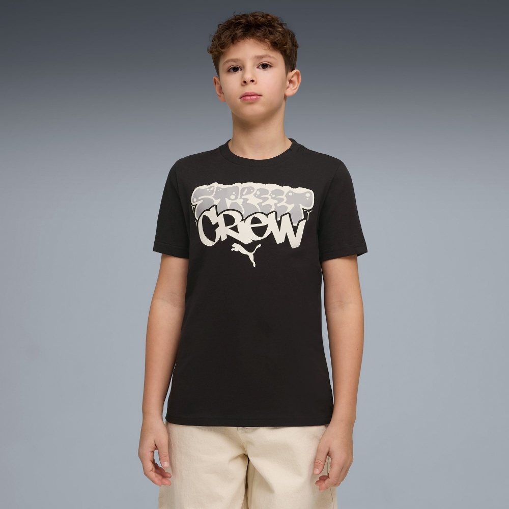 Футболка Puma MID90s Graphic Tee B 69174301 р.140 чорний