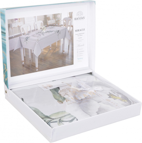 Скатерть Miracle 3D print 160x220 см бежевый Banian 