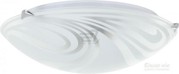 Светильник настенно-потолочный УТ Сяйво НПБ Волна 1x60 Вт E27 белый 2521 
