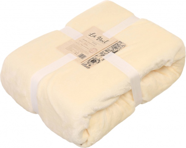 Плед Cannoli Cream 160x200 см кремовый La Nuit 