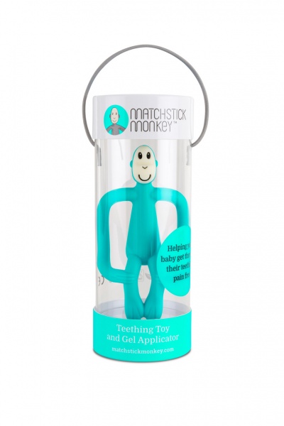 Прорізувач Matchstick Monkey Мавпочка зелена 10,5 см (MM-T-008)