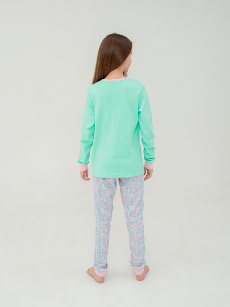 Піжама для дівчаток Smil р.152 ментол 104726 