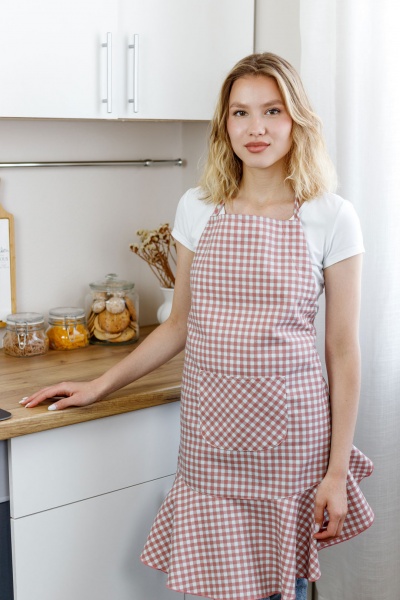 Фартук Джульетта клетка Прованс