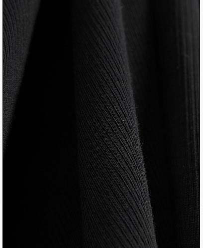 Футболка Nike W NSW ESSNTL RIB SS MD CRP TOP FB8276-010 р.M черный