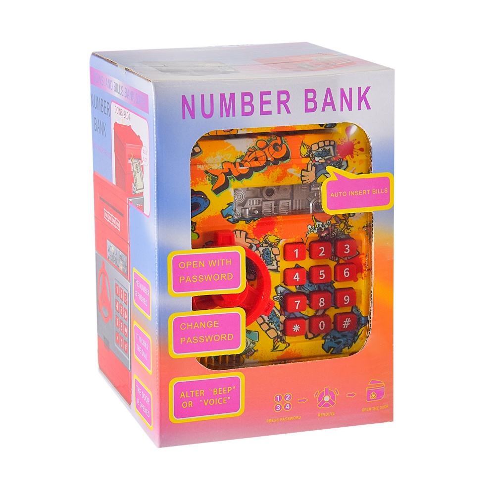 Сейф игровой Shantou Копилка 881506E/F/G/H