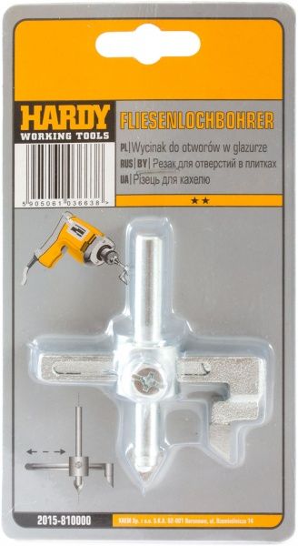 Сверло для плитки Hardy  20-90 мм 2015-810000