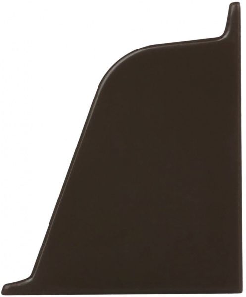 Заглушка правая 118 Rauwalon 35x29x29 мм шоколадный