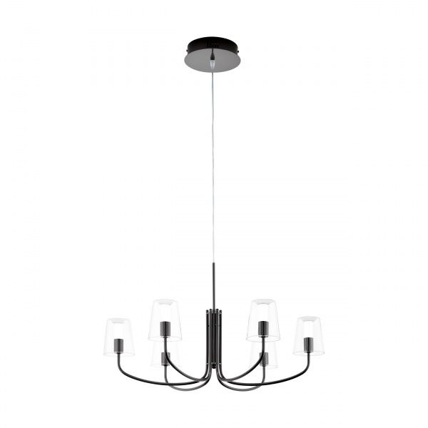 Люстра світлодіодна Eglo Новента-1 6x3,3 Вт чорний 