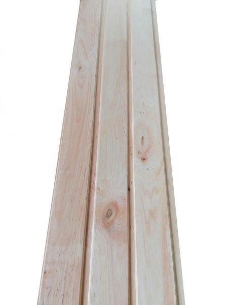 Вагонка деревянная 1 с софт-лайн ольха 14х80х3000 мм (5 шт./уп.)