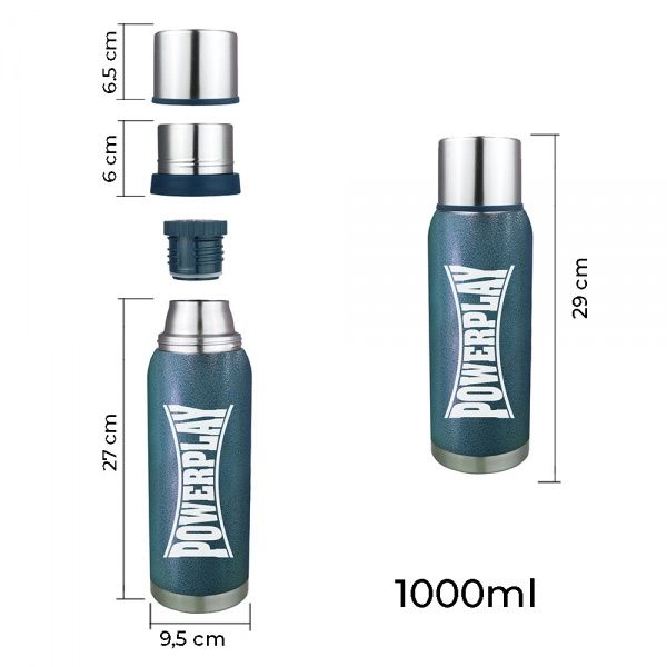 Термос 1000 мл синий 9001 PowerPlay