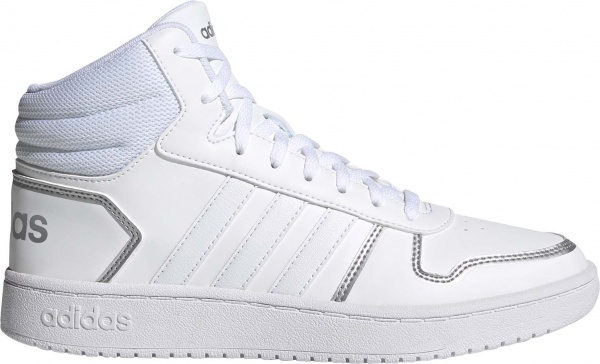 Кроссовки Adidas HOOPS 2.0 MID FY6023 р.UK 6 белый