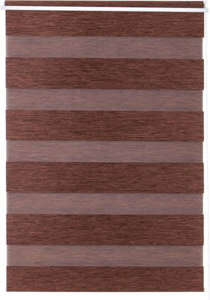 Ролета день-ночь Bella Vita JL3084-3 75x160 см коричневая 