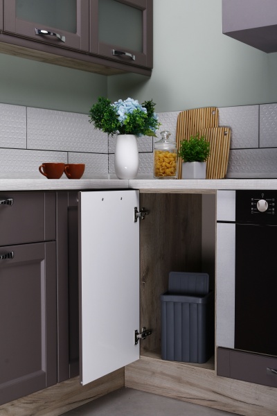 Відро для сміття RIO 205х205х280 мм 10 л графітовий