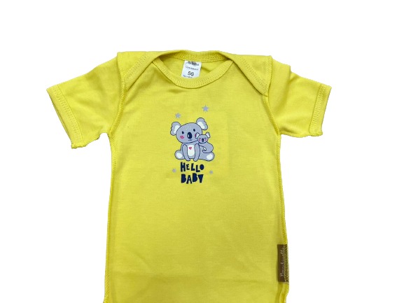 Боді унісекс Bambinelli р.56 жовтий Б300-7 