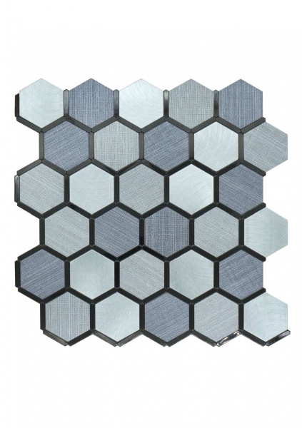 Декоративная панель EMERGO самоклеющая Шестиугольник Графіт Home Inspire 