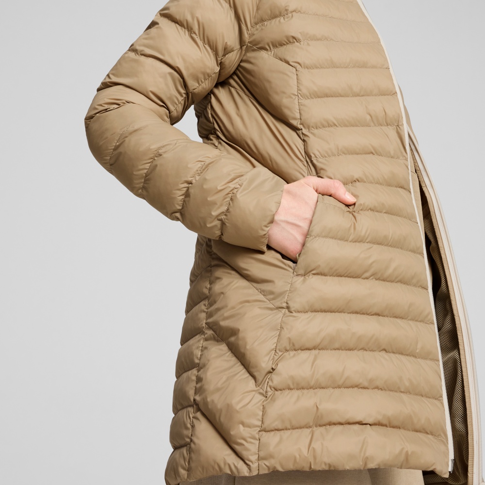 Куртка жіноча зимова Puma PACKLITE PRIMALOFT LONG HOODED JACKET 84940667 р.S світло-коричнева