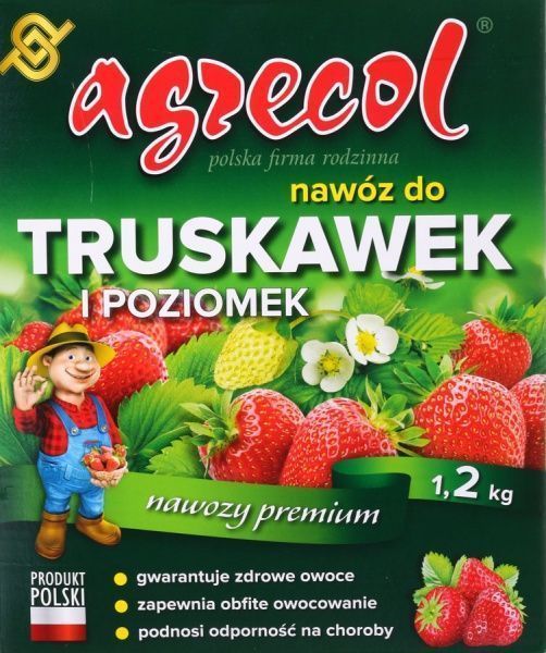 Удобрение гранулированное Agrecol для клубники и земляники 1,2 кг