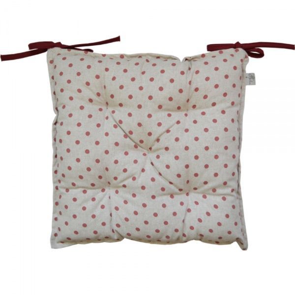 Подушка на стілець Глорiя Горох Прованс