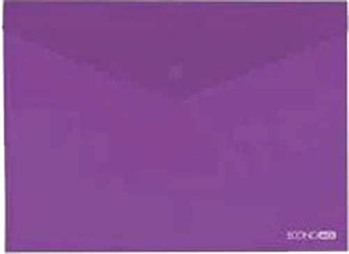 Папка-конверт А4 на кнопці Economix фіолетова Economix E31305-58