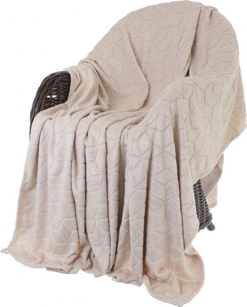 Плед Basic Shine Rhombus 200x220 см айвори La Nuit 