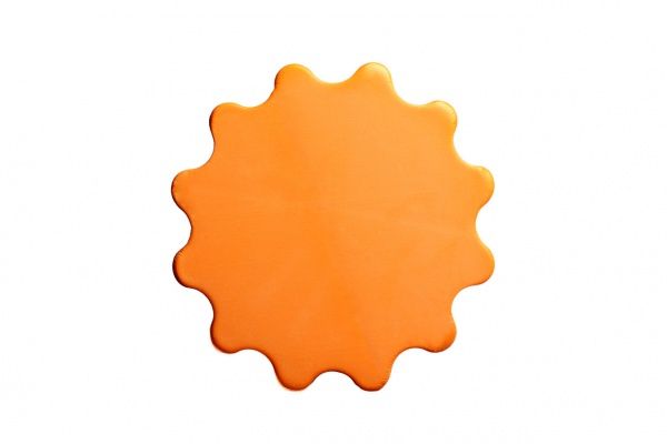 Массажный ролик PowerPlay PP_4020_Orange для йоги и пилатес 60x15 см оранжевый