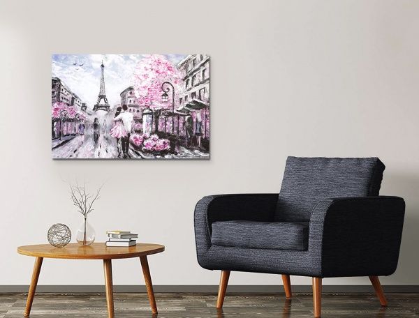 Картина Пара в Париже 60x90 см SvitArt F-419