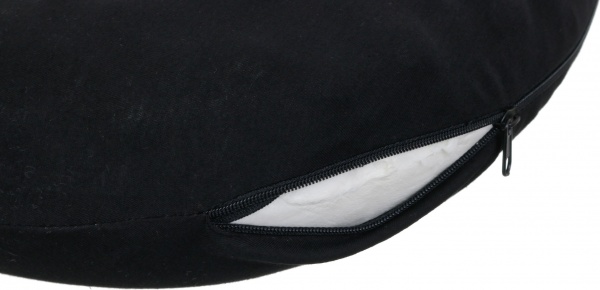 Подушка дорожная Bubbles 30х30х9 см черный Luna