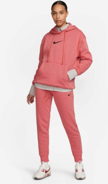 Джемпер Nike W NSW PHNX FLC OS PO HDY MS FD0892-655 р. M червоний