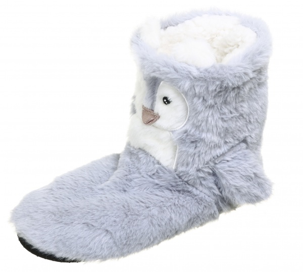 Взуття домашнє La Nuit Home Пінгвін р.36/37 сірий 