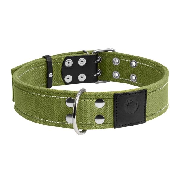 Нашийник Collar подвійний з бавовняної стрічки 4,5х56-71 см