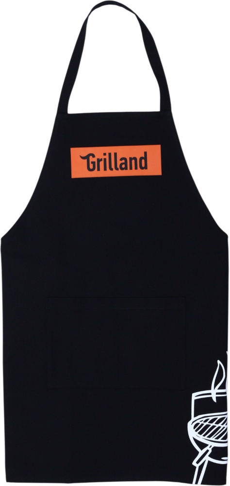 Фартух Grilland Мангал чорний 68x80 см