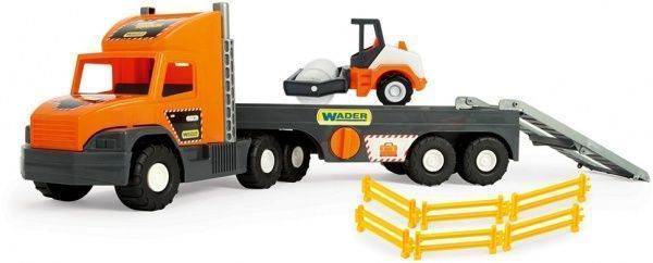 Автовоз Wader с катком Super Tech Truck 36740