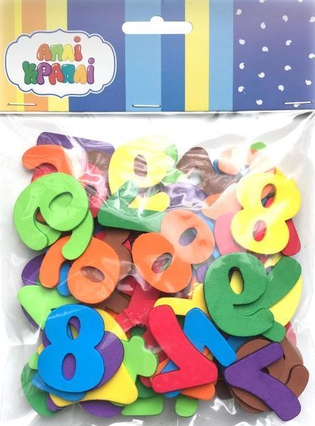 Набір для декорування з фоамірану Цифри Аплі-Краплі 