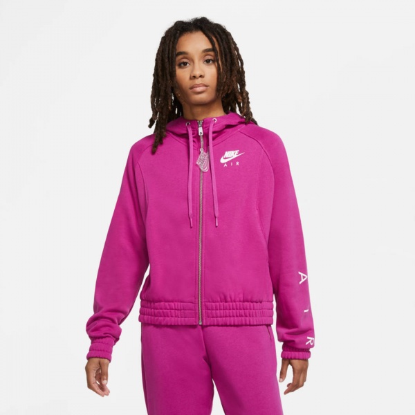 Джемпер Nike NSW AIR HOODIE FULL-ZIP FLEECE CU5442-564 р. L фіолетовий