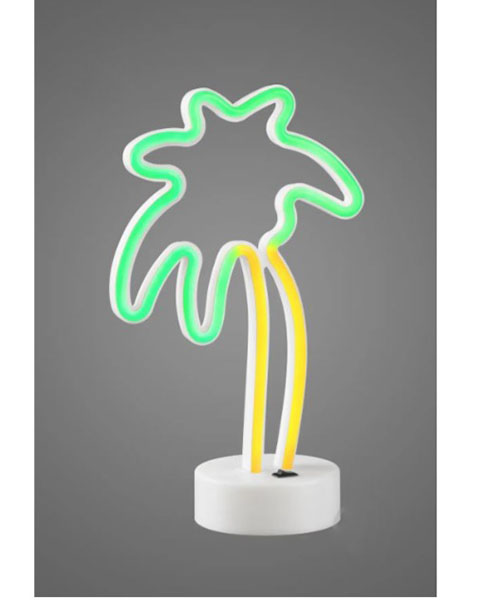 Настольная лампа Luna Neo Пальма 1x1,7 Вт без цоколя желто-зеленый