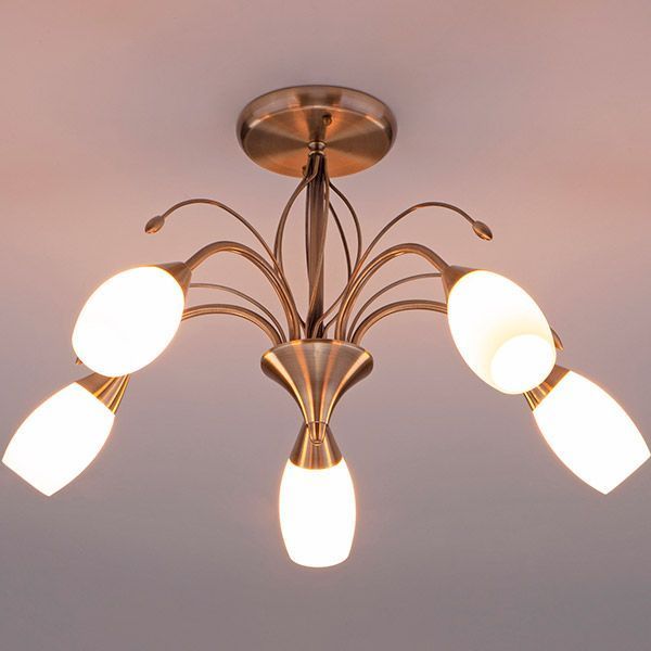 Люстра стельова Strotskis Ginevra 6x40 Вт E14 бронзовий 22080/6 