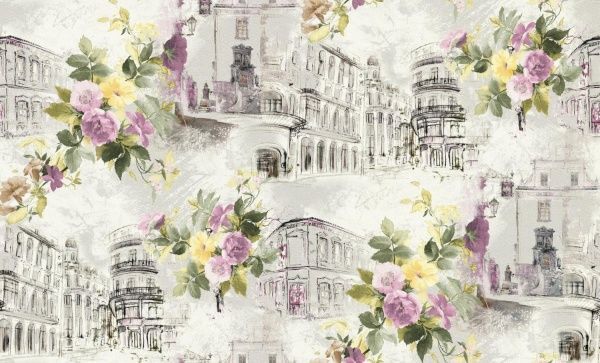 Шпалери вінілові на флізеліновій основі MEGAPOLIS 9144-12 1,06x10,05 м 