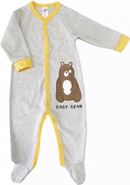 Комбінезон для хлопчика Smil р.74 сірий меланж 108618 