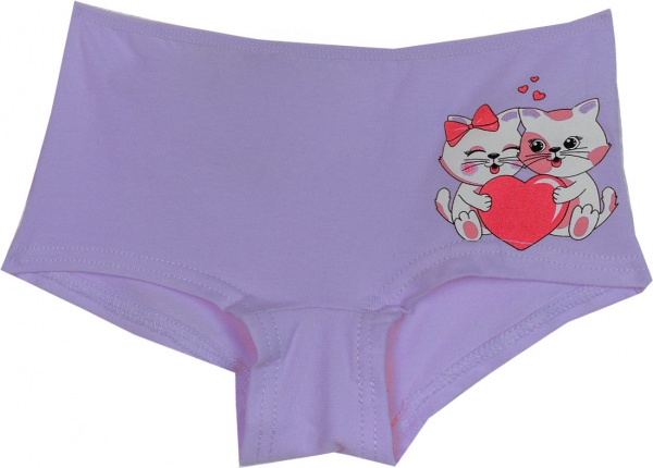 Труси для дівчаток KOSTA р.132–144 фіолетовий меланж 1992-9 