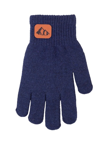 Перчатки YO! (5904921651073) р.20 темно-синий 