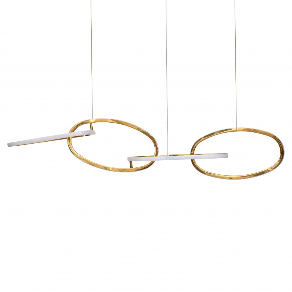 Люстра светодиодная Berger 4x56 Вт LED-модуль золотой 7017-PL-56 Gold