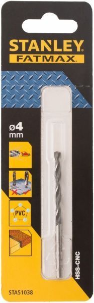 Сверло по металлу Stanley 4x75 мм STA51038