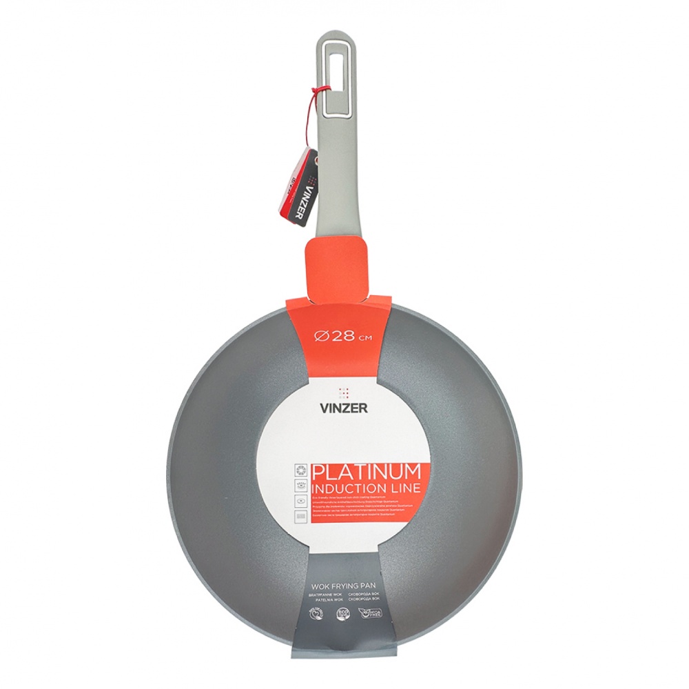 Сковорода wok Vinzer Platinum Induction Line 50465