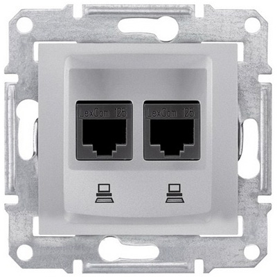 Розетка Sedna SDN4400160 алюміній