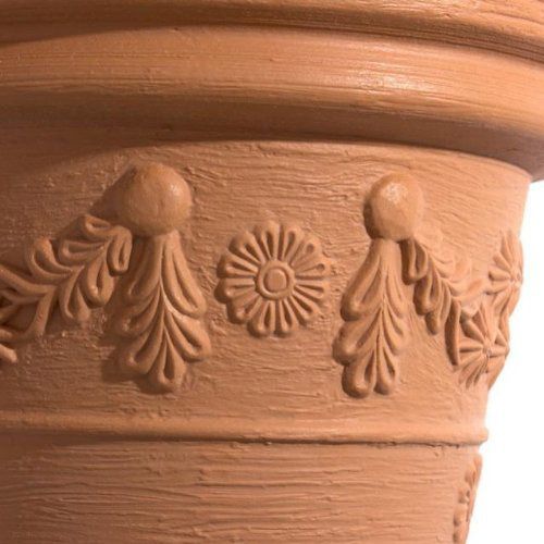 Горшок пластиковый DEKORA 300 мм круглый 7л кирпичный (10240) 